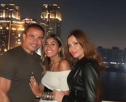 بالصور - أول تعليق لإيمي سالم على شائعات ارتباطها بعمرو دياب