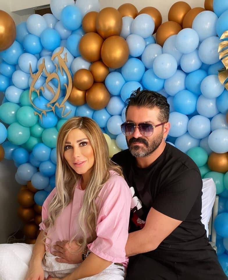 بالصور - يزن السيد يبكي لحظة استقبال مولوده من لمى الرهونجي