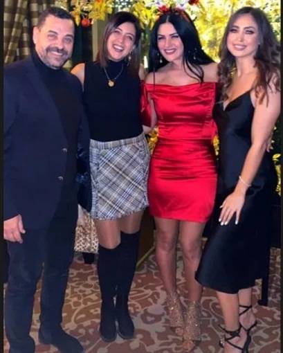 شاهدوا طارق العريان في ظهوره الأول مع نيكول سعفان بعد انفصاله عن أصالة وارتباطه الجديد