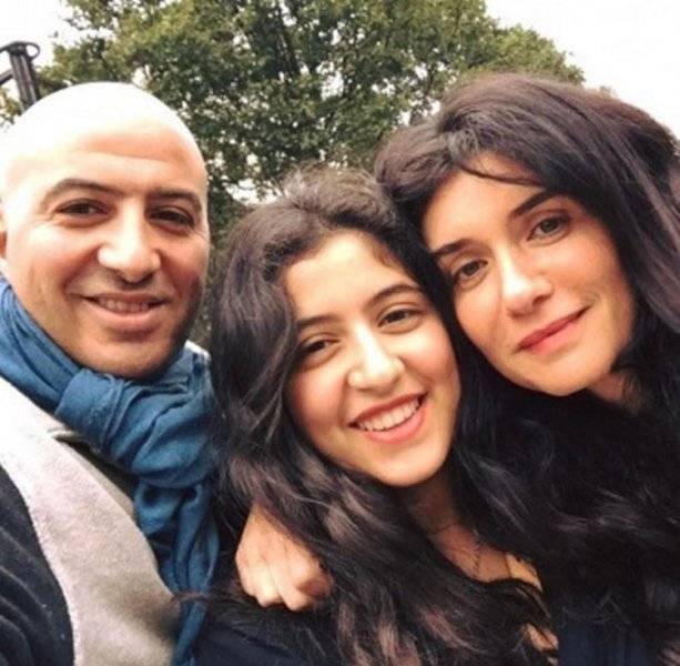 بالصور - طليق غادة عادل يحتفل بيوم ميلادها بقالب حلوى خاص