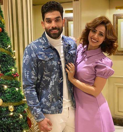 الصور الأولى لرنا سماحة وزوجها من شهر العسل