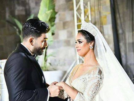 صور جديدة من حفل زفاف رنا سماحة.. فستانها كالأميرات