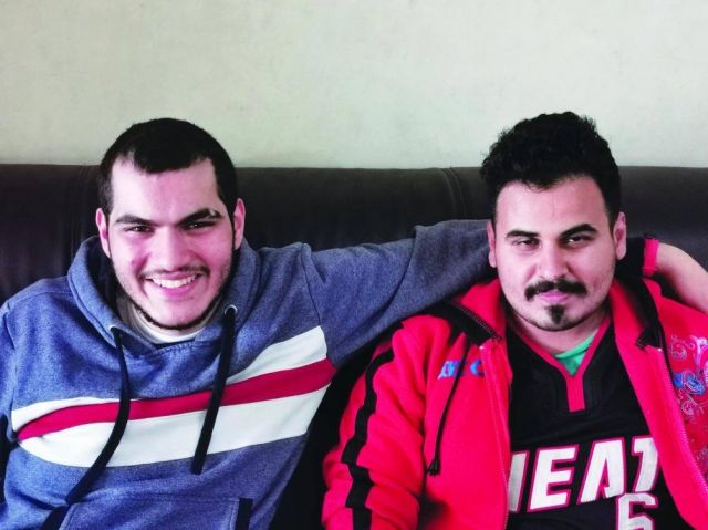 نايف القرادي وموسى الخنيزي 