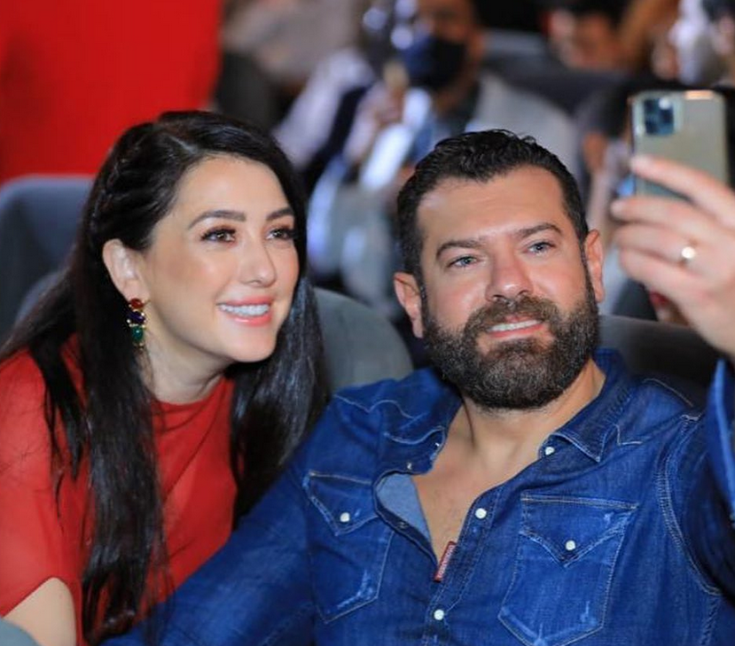 بالصور – جمال شقيقة عمرو يوسف يشغل الجمهور وكندة علوش تكشف مدى الاتفاق بينهما