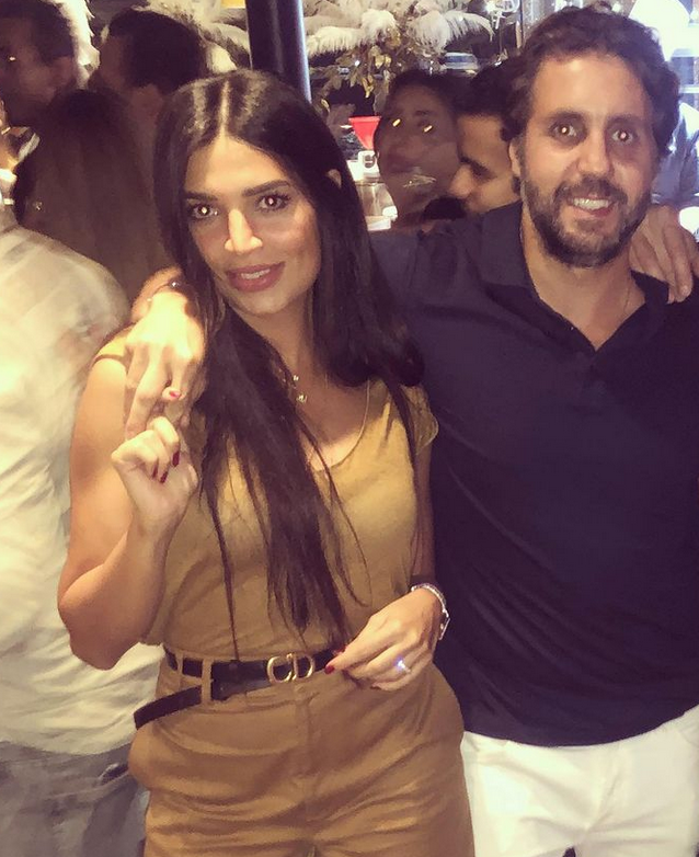 هشام ماجد وزوجته