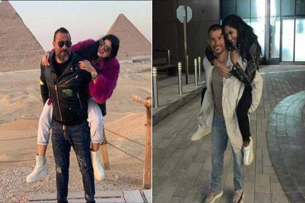 ماجد المصري يحمل زوجته على طريقة عمرو دياب