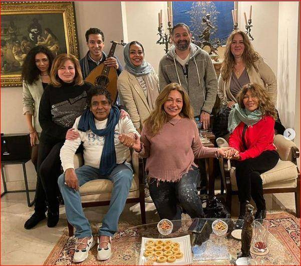 ليلى علوي وإلهام شاهين وسميرة سعيد بضيافة محمد منير