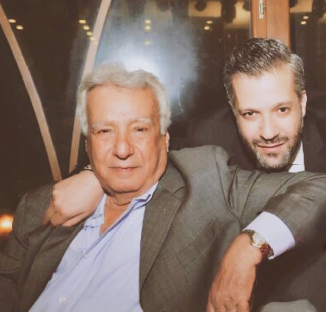 زين العمر ووالده الراحل 