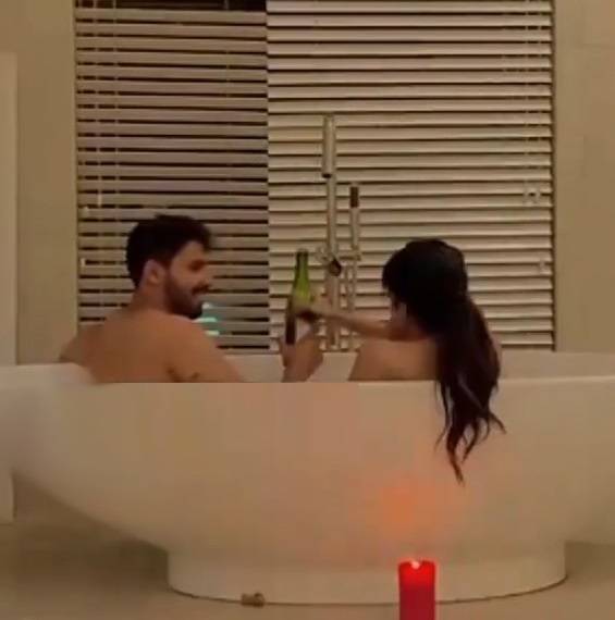 بالفيديو - بعد مشهد الاستحمام في البانيو... فوز العتيبي ترقص بالبطانيّة