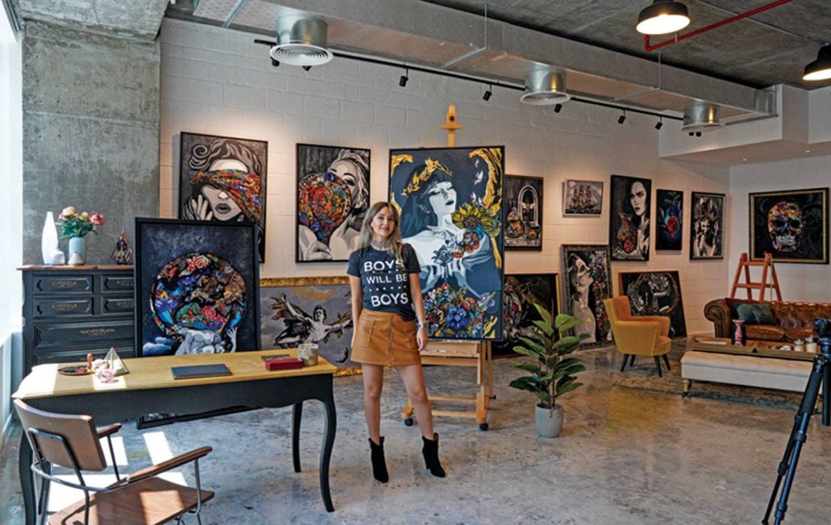 كريستل بشارة: في لوحاتي تتكشّف المعركة بين الخير والشر