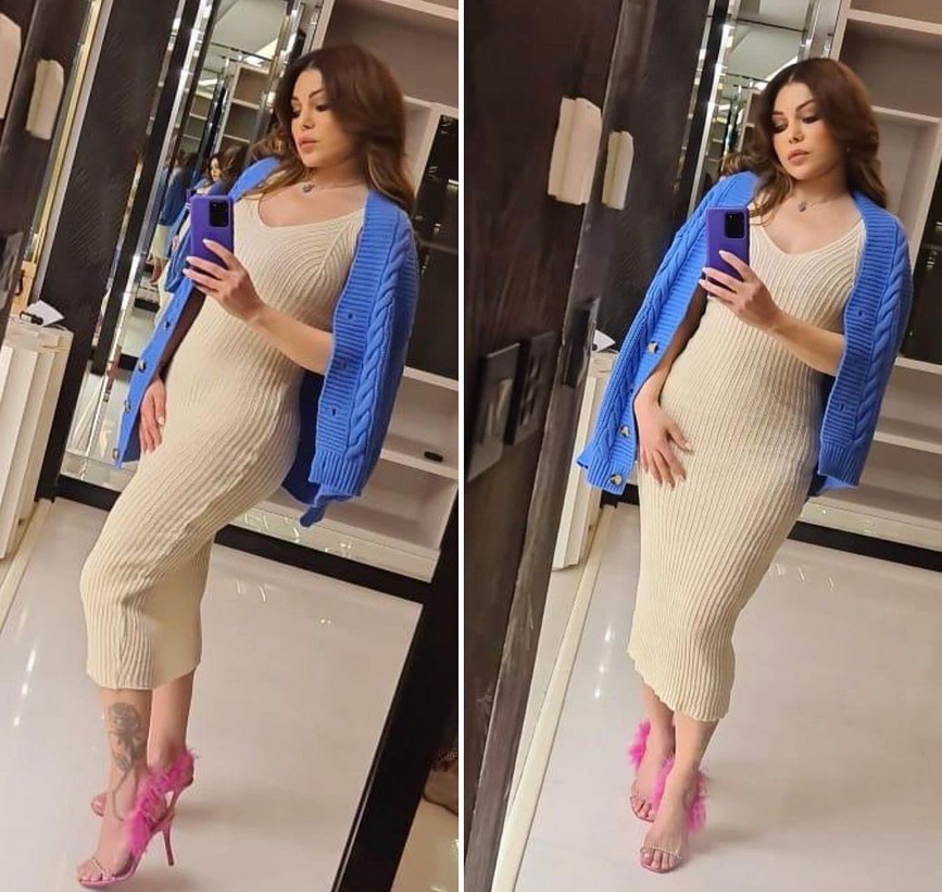 تألّقي بلوك كامل من الصوف الملوّن على طريقة هيفاء وهبي