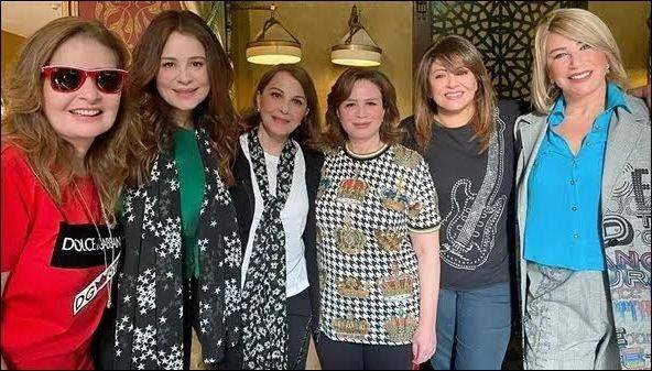 بالصور - ماجدة الرومي ضيفة كارول سماحة بمشاركة نجمات الفن