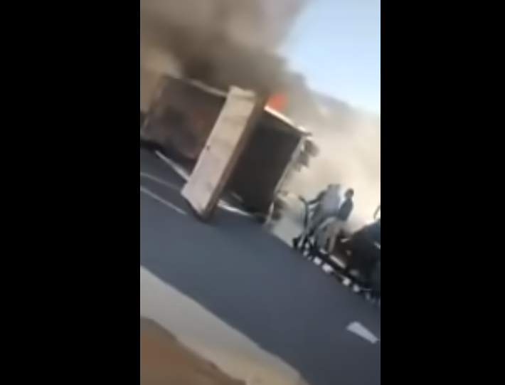 بالفيديو - حادث مروع: فتاة تنتحر بسيارتها لتلحق باسرتها