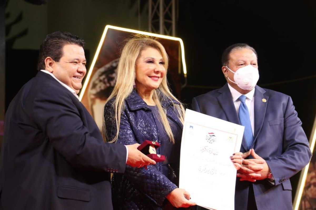 تكريم نادية الجندي وهاني شاكر ومحمد الحلو