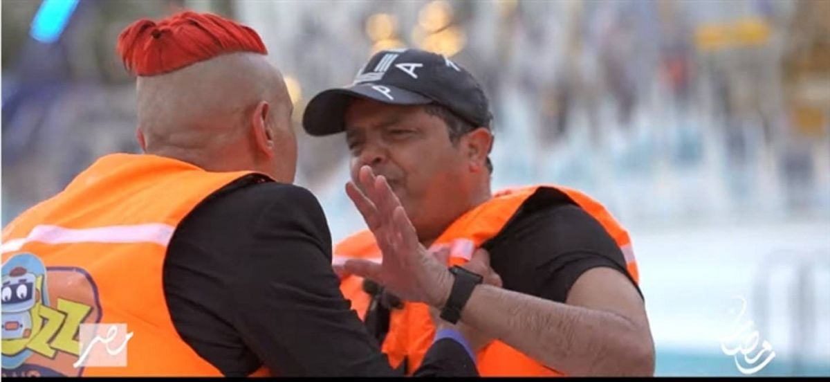 بالفيديو - ردّ فعل طريف من محمد هنيدي بعد مقلب رامز جلال