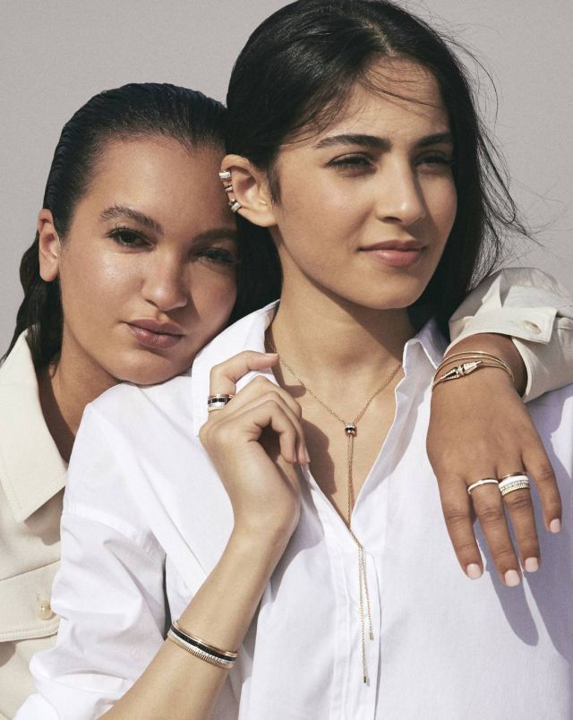 Boucheron - Rock, Paper, Scissors campaign Marwa & Oumayama