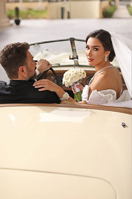 تفاصيل من حفل زفاف الفاشينيستا مرام زبيدة: كريس يدعمني دائماً