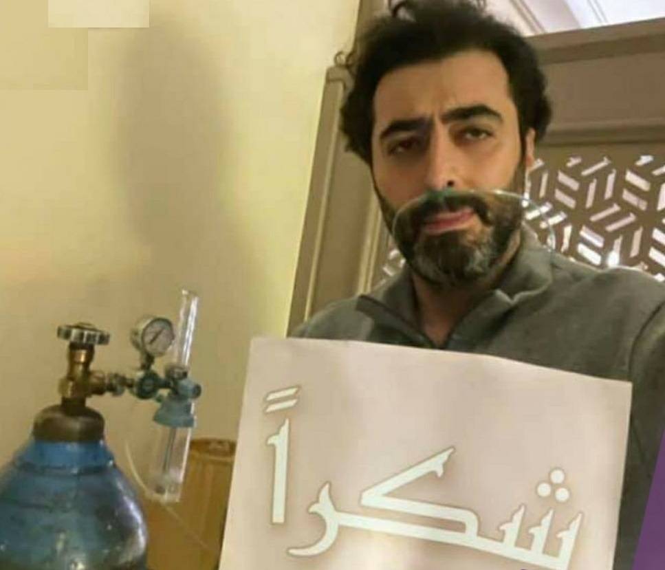 باسم ياخور متعب ويعلن بصورة رحلة معاناته مع الكورونا