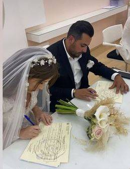 الصور الأولى لزفاف سابين في قبرص بحضور هذا النجم