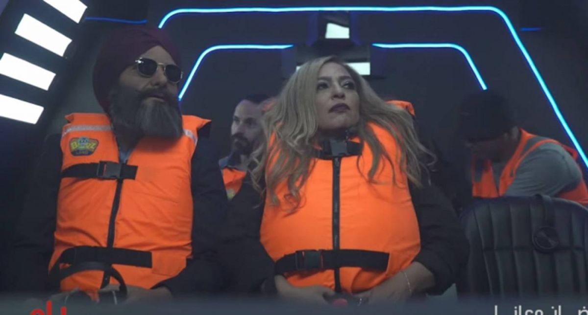 بالفيديو - صراخ وسقوط مؤلم لفنانة مصرية في 