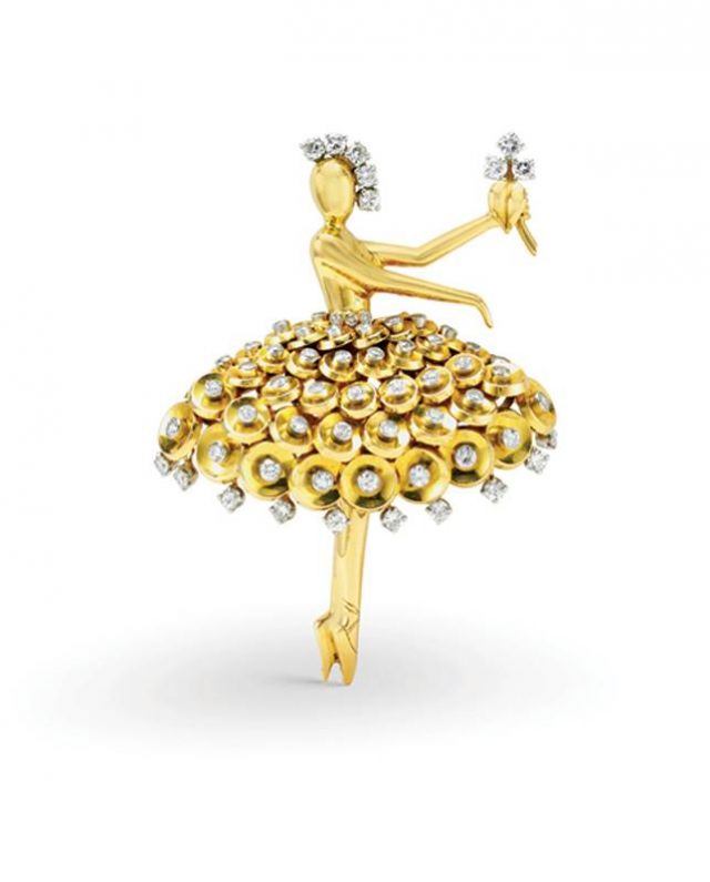 Clip ballerine paille