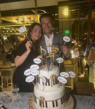 بالفيديو والصور - نجمات الفن يحتفلن بيوم ميلاد راغب علامة