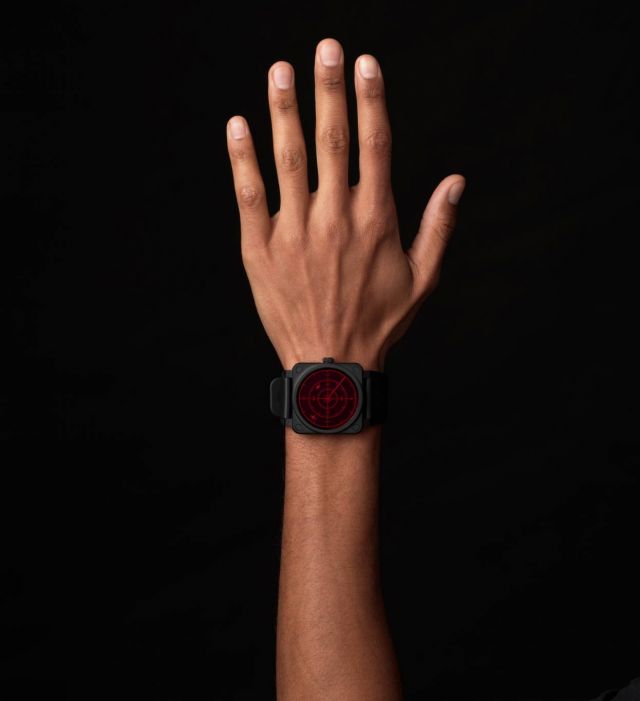 ساعةBR 03-92 Red Radar Ceramic 