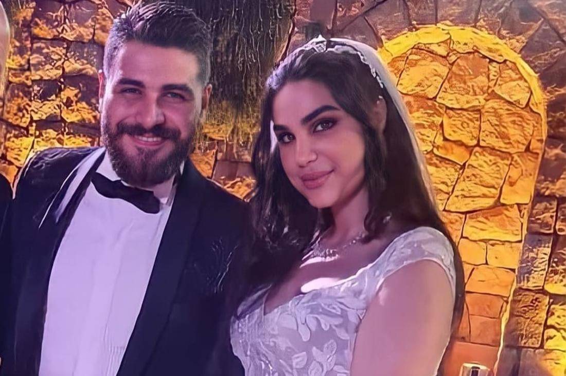 بالفيديو - محمد المجذوب يحتفل بزفافه على رشا الزين بحضور النجوم