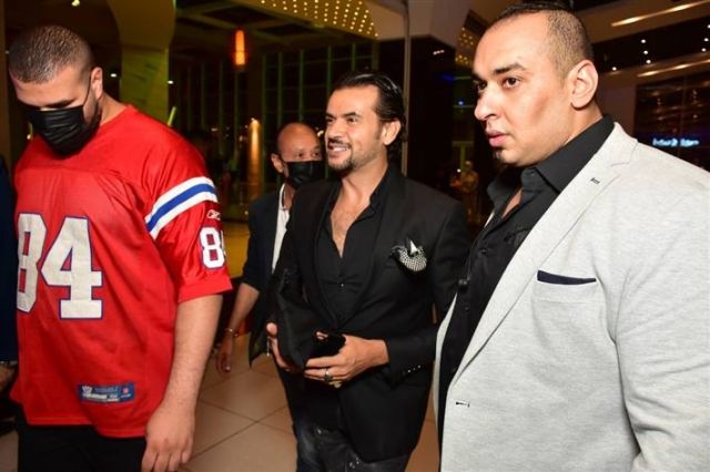 سامو زين حرص على حضور عرض فيلم تامر حسني