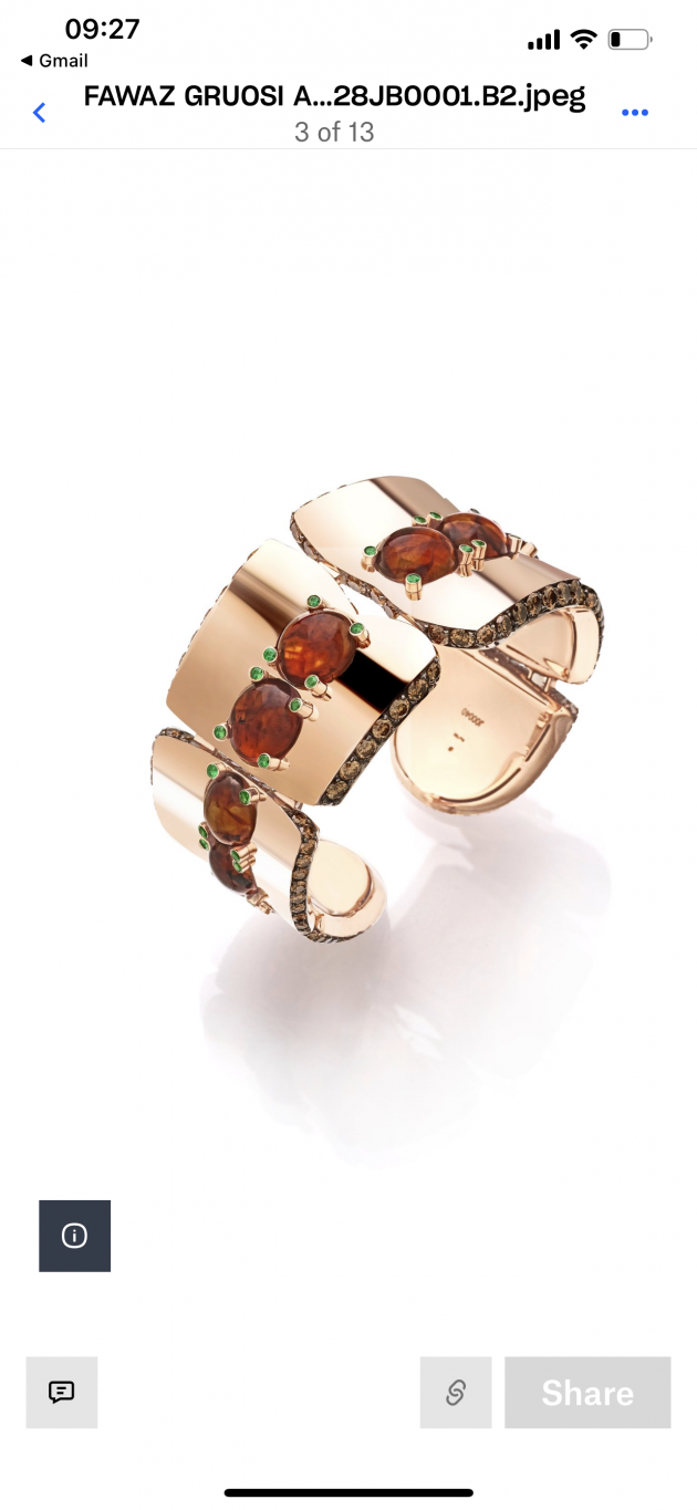 مبدع المجوهرات الراقية فواز غريوزي يطلق مجموعته الأولى للعنبر بأسلوب معاصر لافت