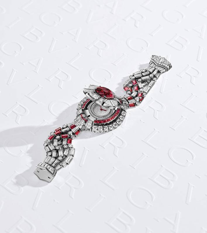 ساعة MAGNIFICA RUBY METHAMORPHOSIS من بولغاري... الأثمن على الإطلاق