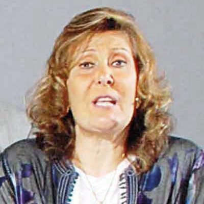 زيزي مصطفى في مقابلة تلفزيونية