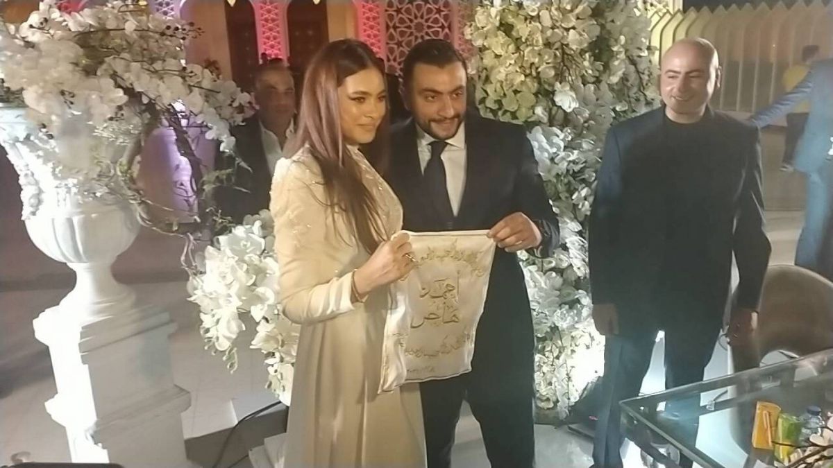 التعليق الأول لهاجر أحمد بعد زفافها