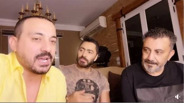 بالفيديو - تامر حسني ينهي الخلاف بين دياب ونصر محروس ويكشف تفاصيل الصلح