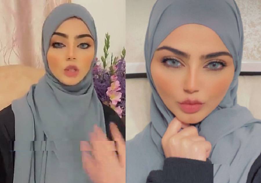 إعلامي سعودي يطالب نرمين محسن بنزع حجابها