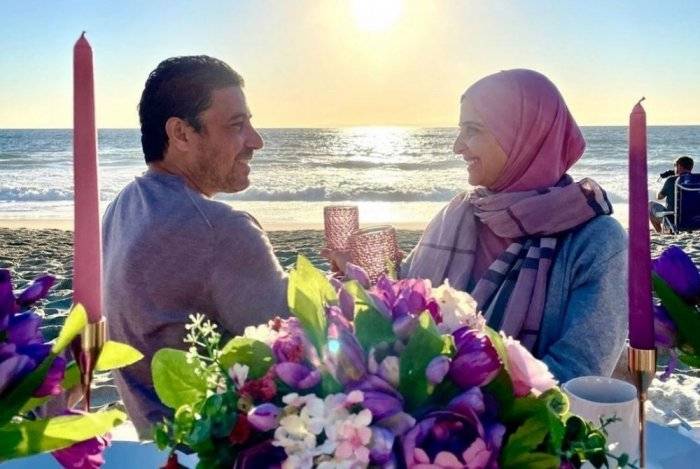 حنان ترك تعاود الظهور بصورة رومانسية مع زوجها... وهذا ما قالته