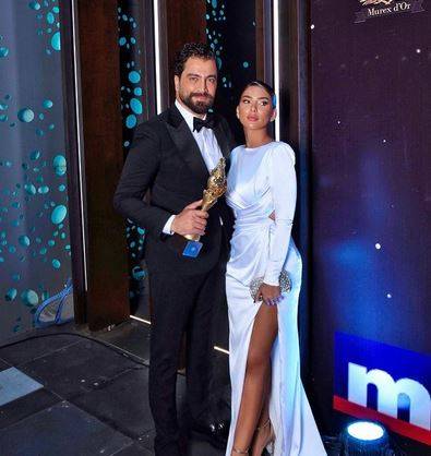 بالصورة - هكذا احتفل معتصم النهار بميلاد زوجته لين