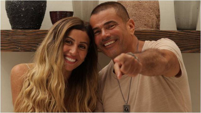 بالفيديو - دينا الشربيني ترقص أمام عمرو دياب