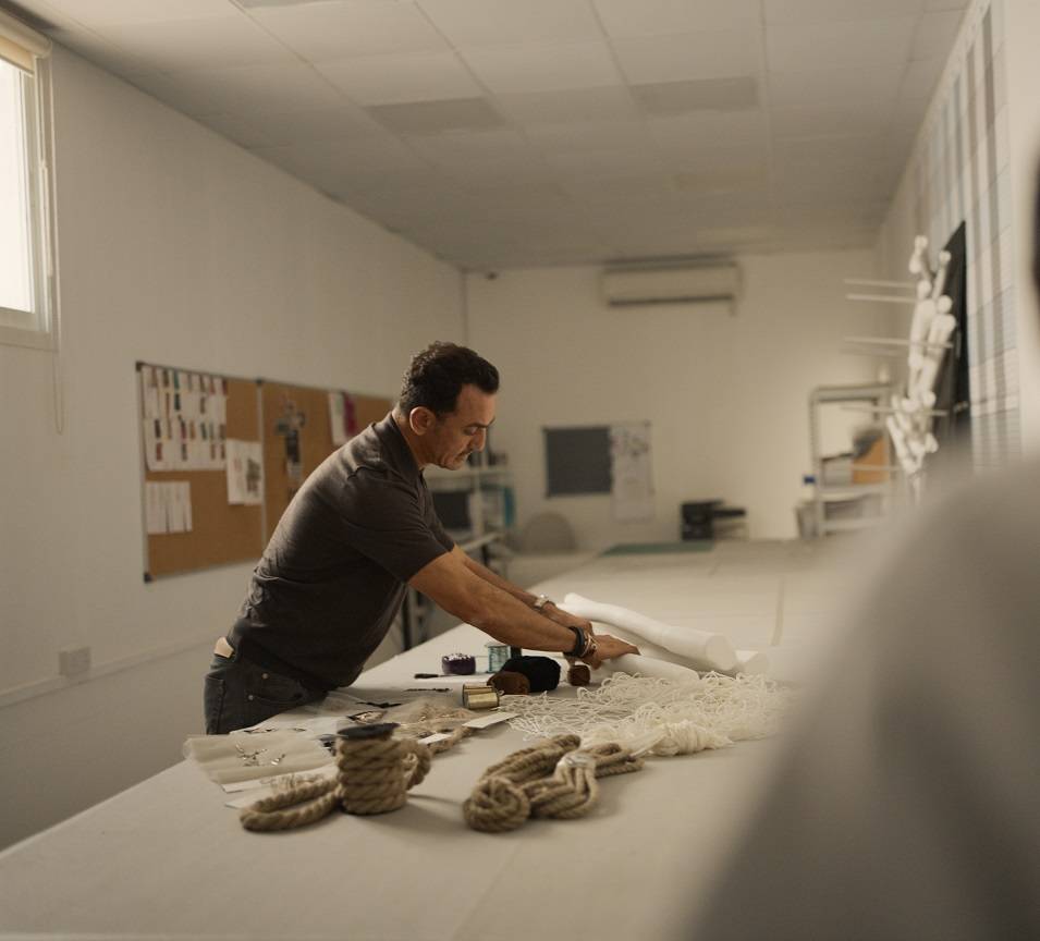 المصمم رامي العلي والمعماري كارميلو زابولا في إكسبو 2020 دبي