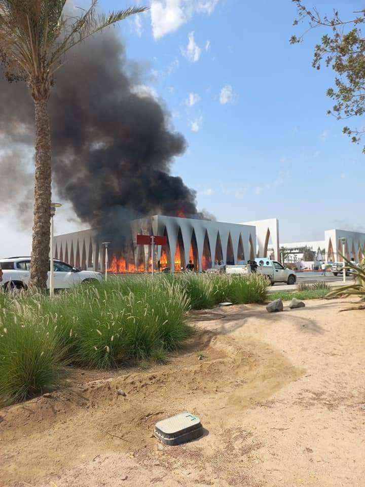 عاجل - قبل ساعات من انطلاقه... حريق في قاعة احتفالات مهرجان الجونة