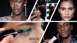 إطلالات العارضات الجمالية في GIORGIO ARMANI