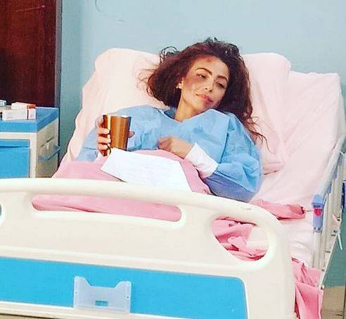 نجاة دوللي شاهين من إعتداء عنيف والكدمات تغطي جسدها