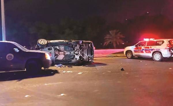 نجم خليجي يتعرّض لحادث سير مروّع... كاد أن يخسر لسانه!