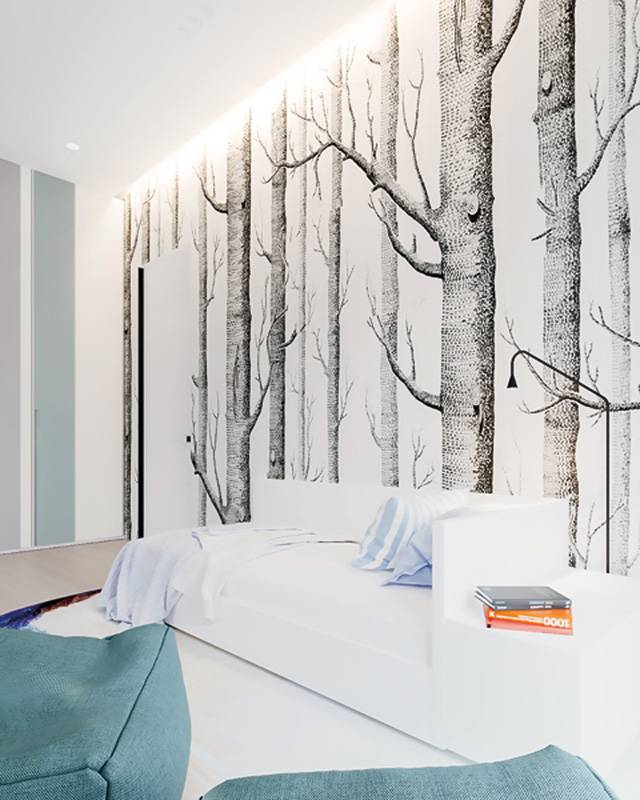 لمسة «مينيماليست» خاصة جداً في غرفة التلفزيون