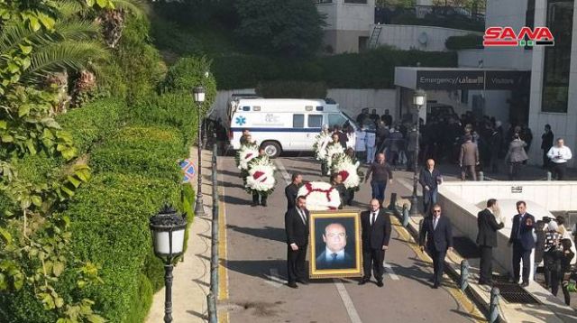 من جنازة صباح فخري (سانا)