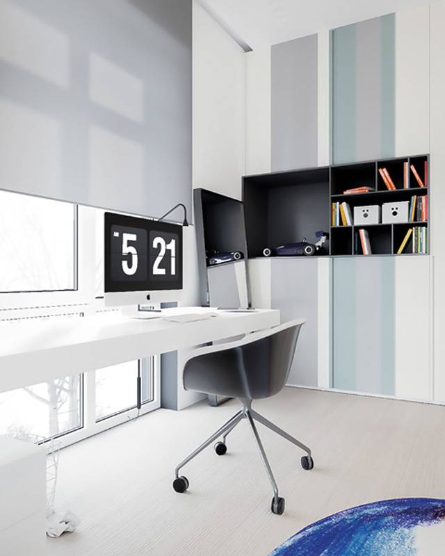 جانب من مكتب الأهل يعكس الصفاء