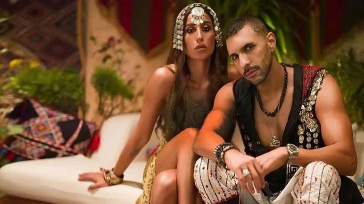 بالفيديو- بعد شائعات خلافاتهما... دينا الشربيني وحسن أبو الروس في وصلة رقص