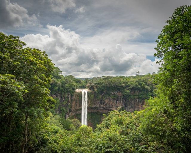 Chamarel waterfall