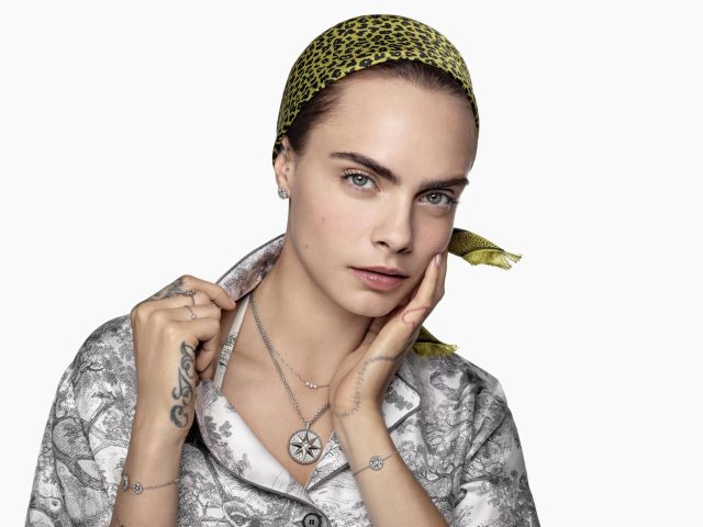 DIOR ROSE DES VENTS 2021 CARA DELEVIGNE