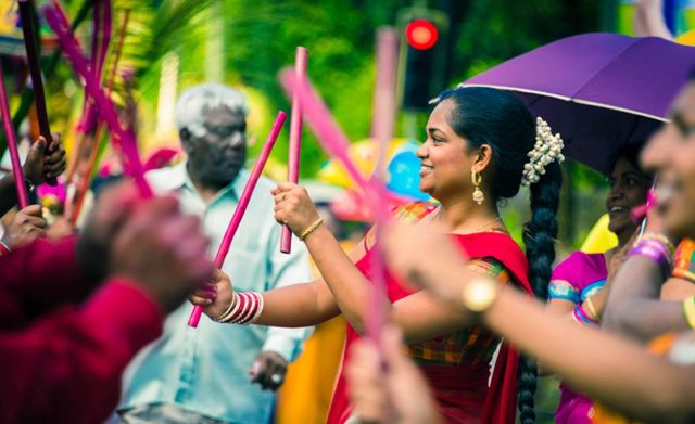 colourful festivities